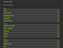 Tablet Screenshot of exson.com